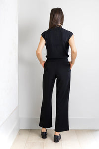 Priv Valentina Pleated Trouser - Black