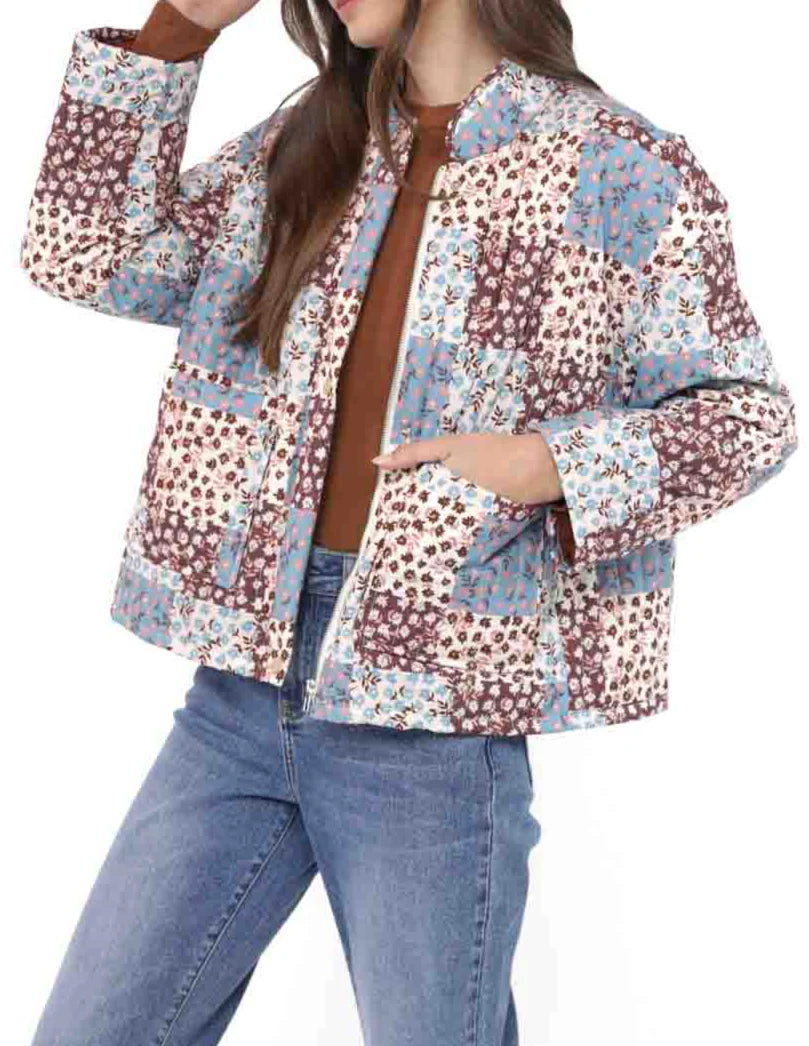 Sadie & Sage The Collector Patchwork Quilted Jacket