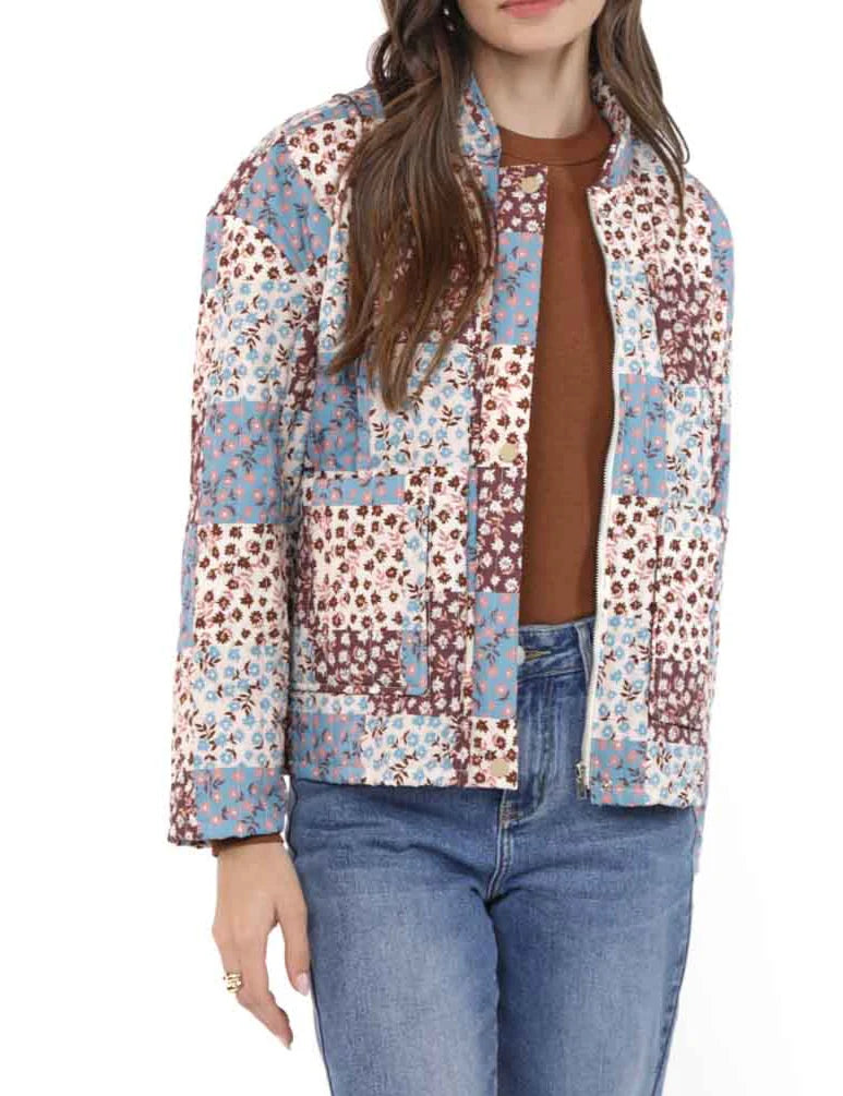 Sadie & Sage The Collector Patchwork Quilted Jacket