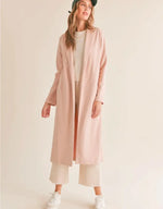 Load image into Gallery viewer, Sadie &amp; Sage Juliette Maxi Shell Coat - Blush
