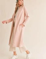 Load image into Gallery viewer, Sadie &amp; Sage Juliette Maxi Shell Coat - Blush
