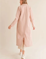 Load image into Gallery viewer, Sadie &amp; Sage Juliette Maxi Shell Coat - Blush
