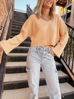 Load image into Gallery viewer, Sage the Label Julia Vneck Sweater - Coral
