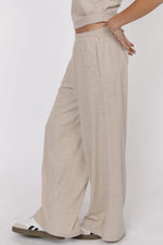 Load image into Gallery viewer, Sage the Label Cindy Elastic Waist Pant - Oatmeal

