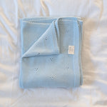 Load image into Gallery viewer, Roobear Pointelle Cotton Baby Blanket
