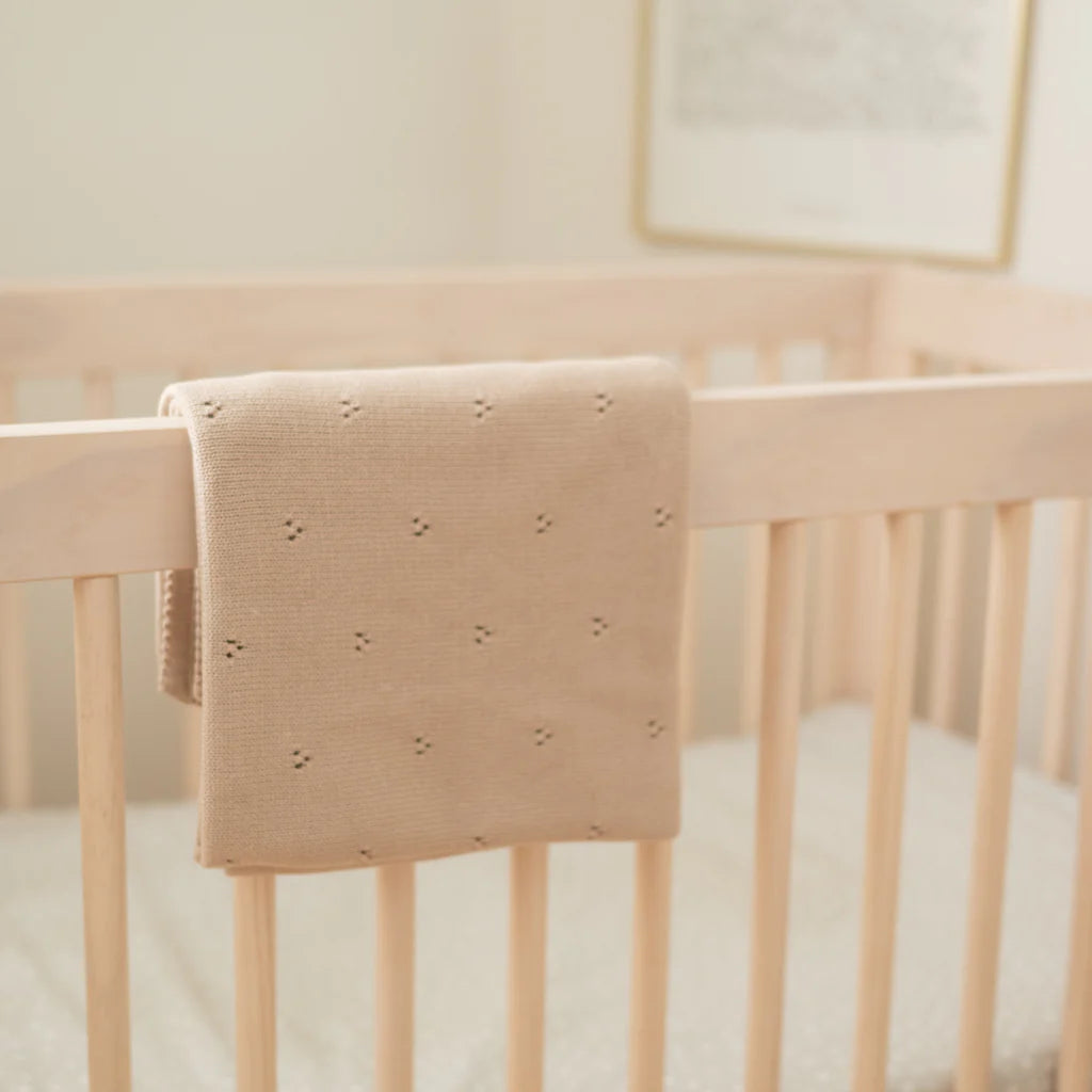 Roobear Pointelle Cotton Baby Blanket