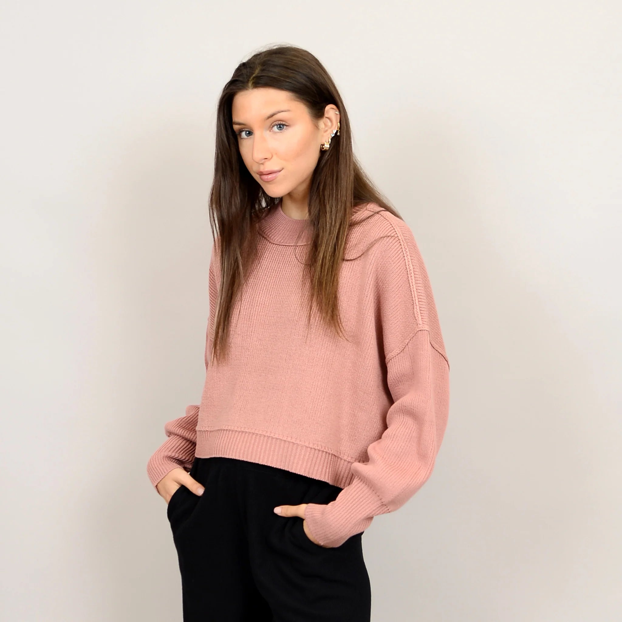RD Style Sumire Pullover Sweater - Woodrose