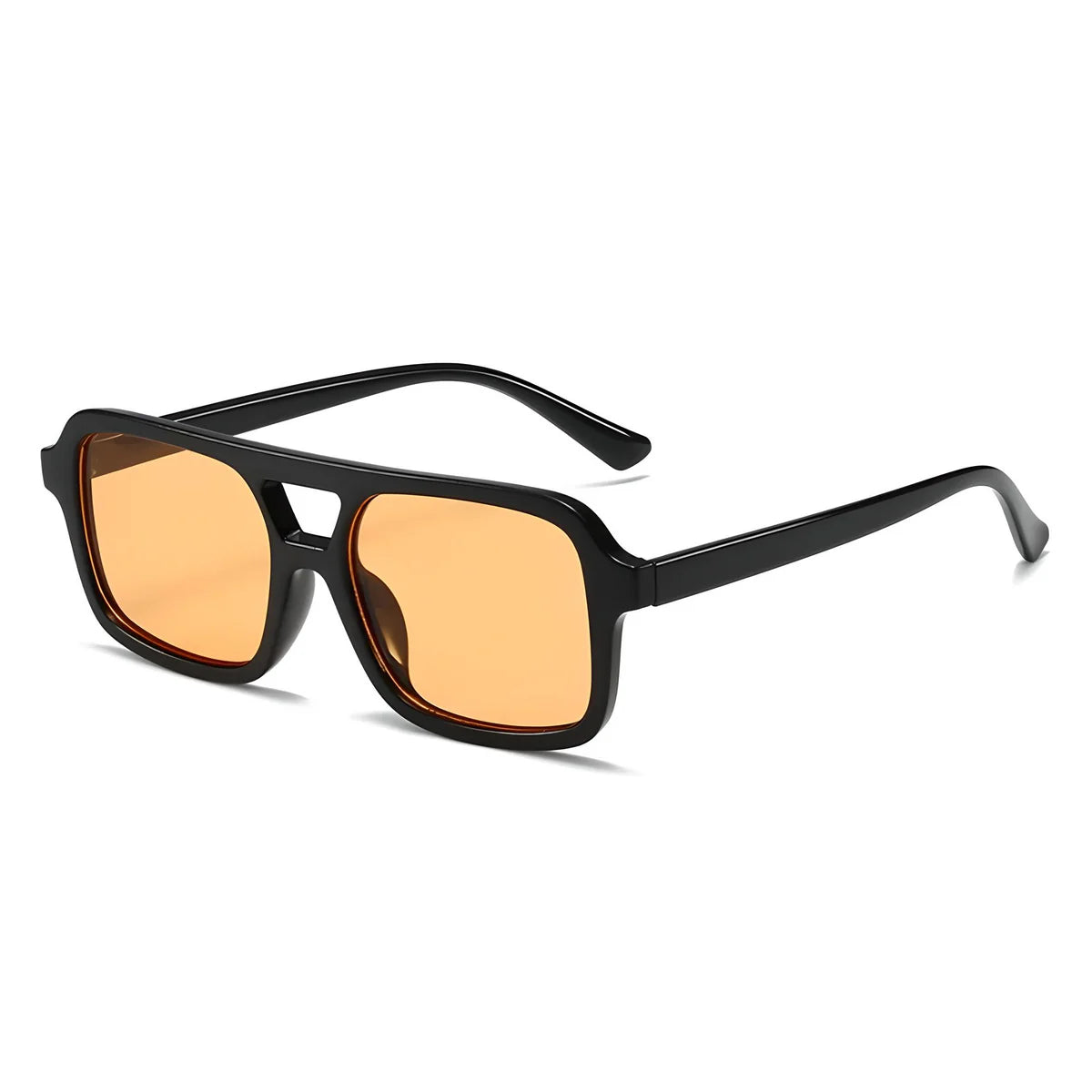 Shady Lady Maddy Sunglasses - Black/Orange