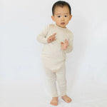 Load image into Gallery viewer, Roobear Bamboo Two-Piece Pajamas - Oatmeal

