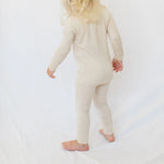 Load image into Gallery viewer, Roobear Bamboo Two-Piece Pajamas - Oatmeal
