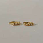 Load image into Gallery viewer, Namaste Jewelry Becca Pearl Huggie
