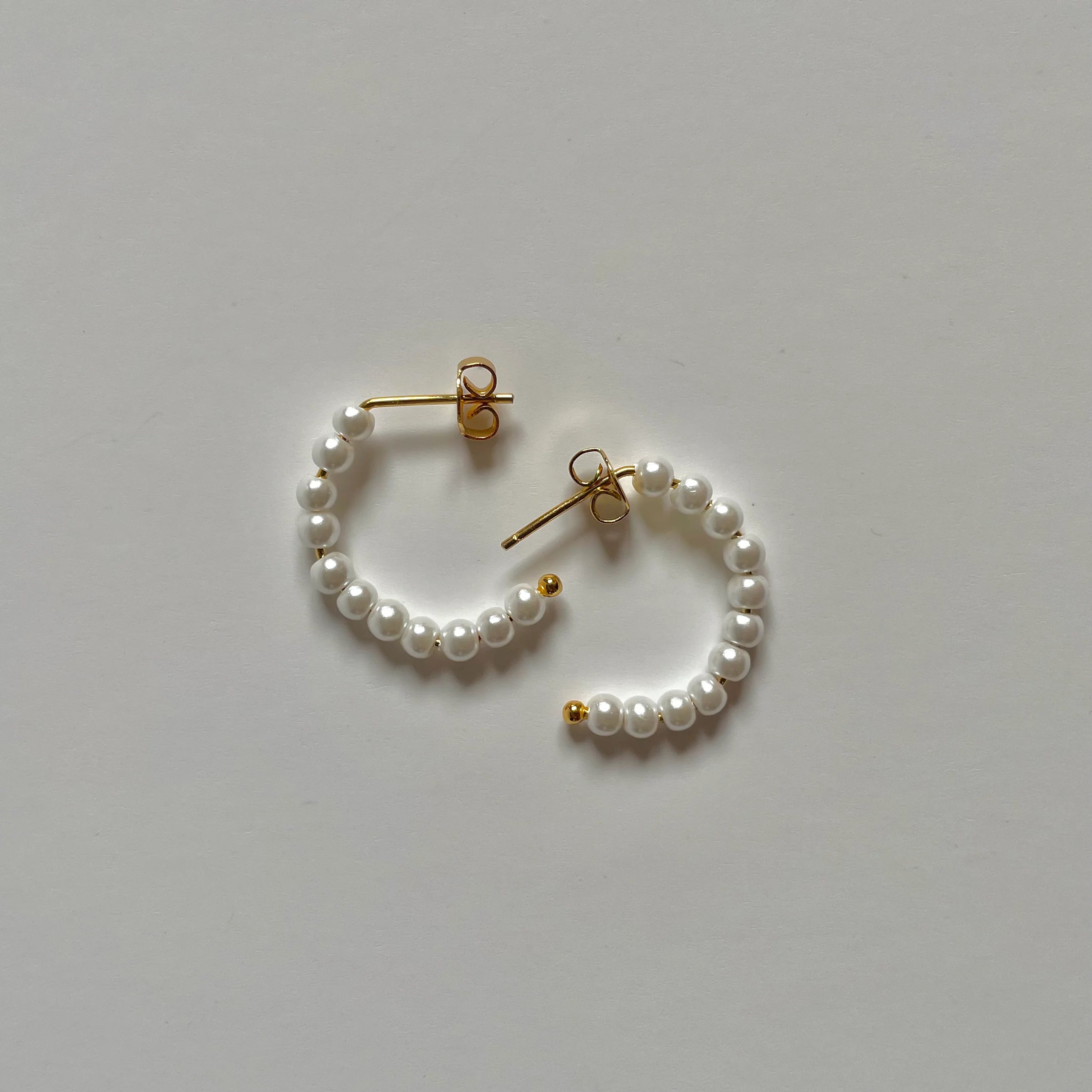 Namaste Jewelry Pearl Hoops 2.0