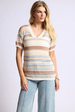 Load image into Gallery viewer, Sage the Label Postcard from Rio Sweater Top - Multi
