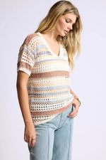 Load image into Gallery viewer, Sage the Label Postcard from Rio Sweater Top - Multi
