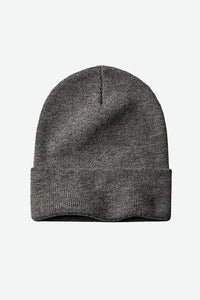 Kootenay Knit Canada-Made Cuffed Beanie - Charcoal