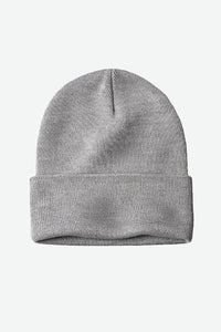 Kootenay Knit Canada-Made Cuffed Beanie - Grey