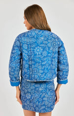 Load image into Gallery viewer, Sadie &amp; Sage Keepsake Quilted Jacket - Blue
