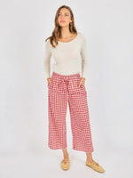 Load image into Gallery viewer, Sadie &amp; Sage Apple Butter Pants - Red Gingham
