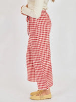 Load image into Gallery viewer, Sadie &amp; Sage Apple Butter Pants - Red Gingham
