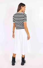 Load image into Gallery viewer, Sage the Label Daphne Striped Button Cardi Top
