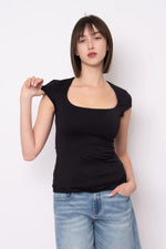 Load image into Gallery viewer, RD Style Tiara Cap Sleeve Tee
