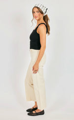 Load image into Gallery viewer, Sadie &amp; Sage Clear Eyes Denim Pants - Cream
