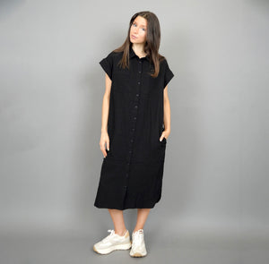 RD Style Aira Gauze Shirt Dress