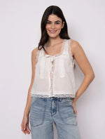 Load image into Gallery viewer, RD Style Alia Sleeveless Top - White
