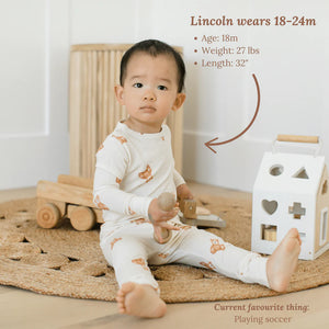 Roobear Bears Bamboo Two-Piece Pajamas