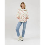 Load image into Gallery viewer, Brunette the Label Floral Sherpa Jacket - Cream
