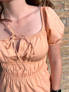 RD Style Kylie Tiered Puff Sleeve Dress - Prairie Sunset