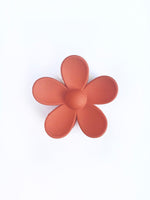 Load image into Gallery viewer, Solid Flower Claw Hair Clip
