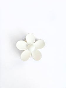 Solid Flower Claw Hair Clip