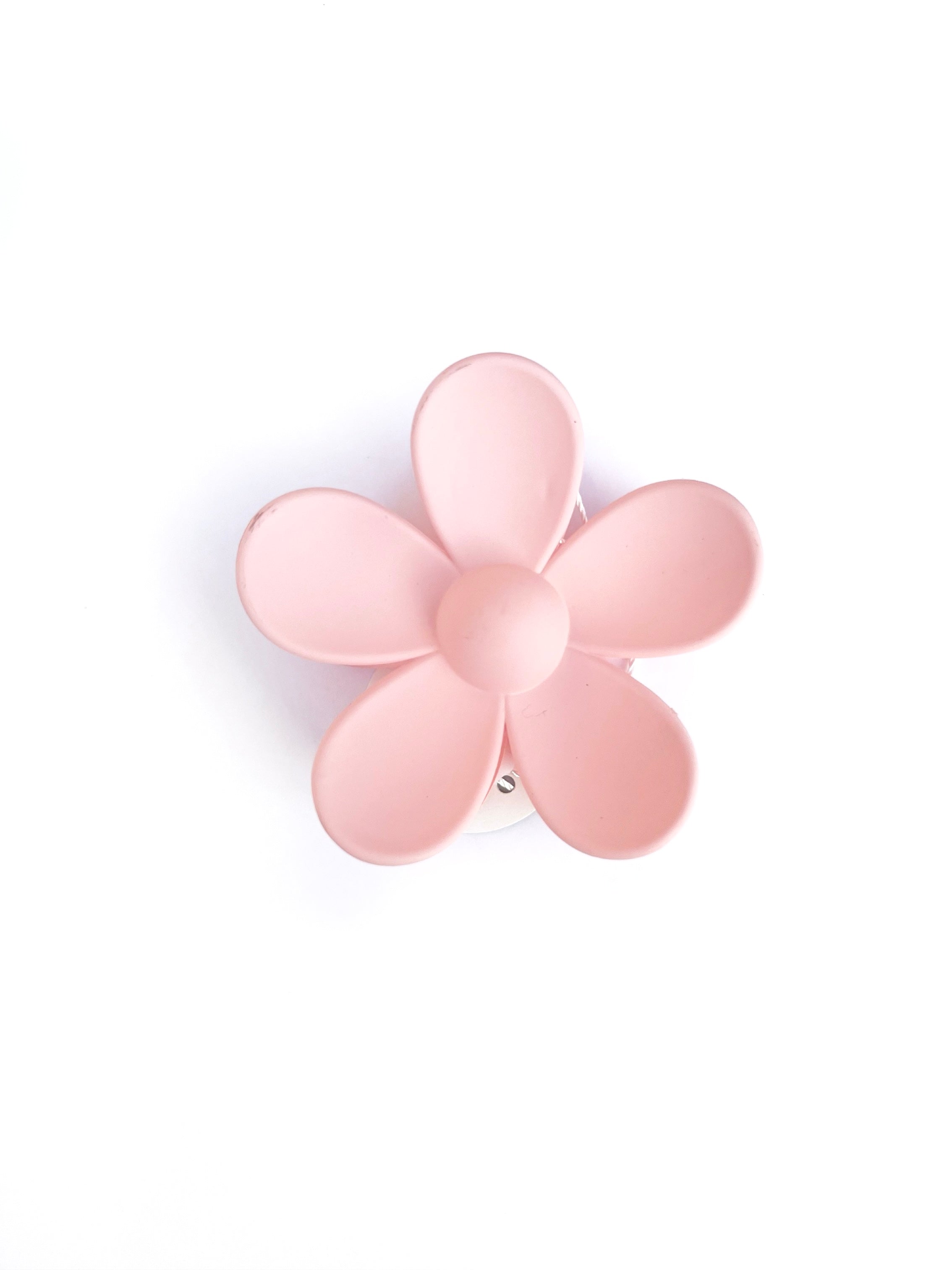 Solid Flower Claw Hair Clip