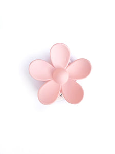 Solid Flower Claw Hair Clip