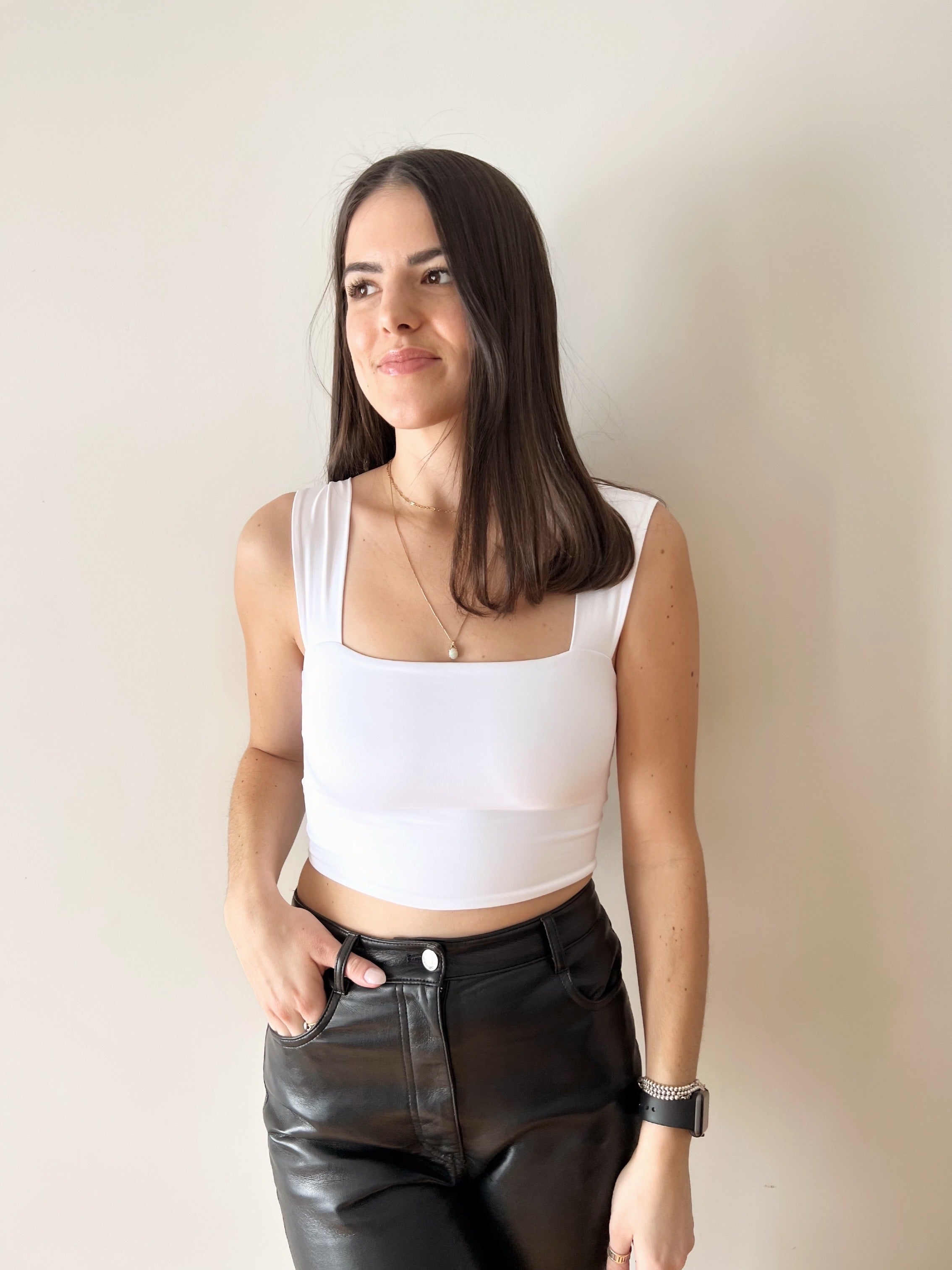 RD Style Clare Tank - White