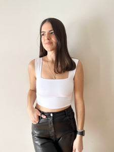 RD Style Clare Tank - White