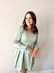 Sage the Label Dolce Vita Mini Dress - Sage