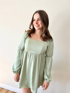 Sage the Label Dolce Vita Mini Dress - Sage