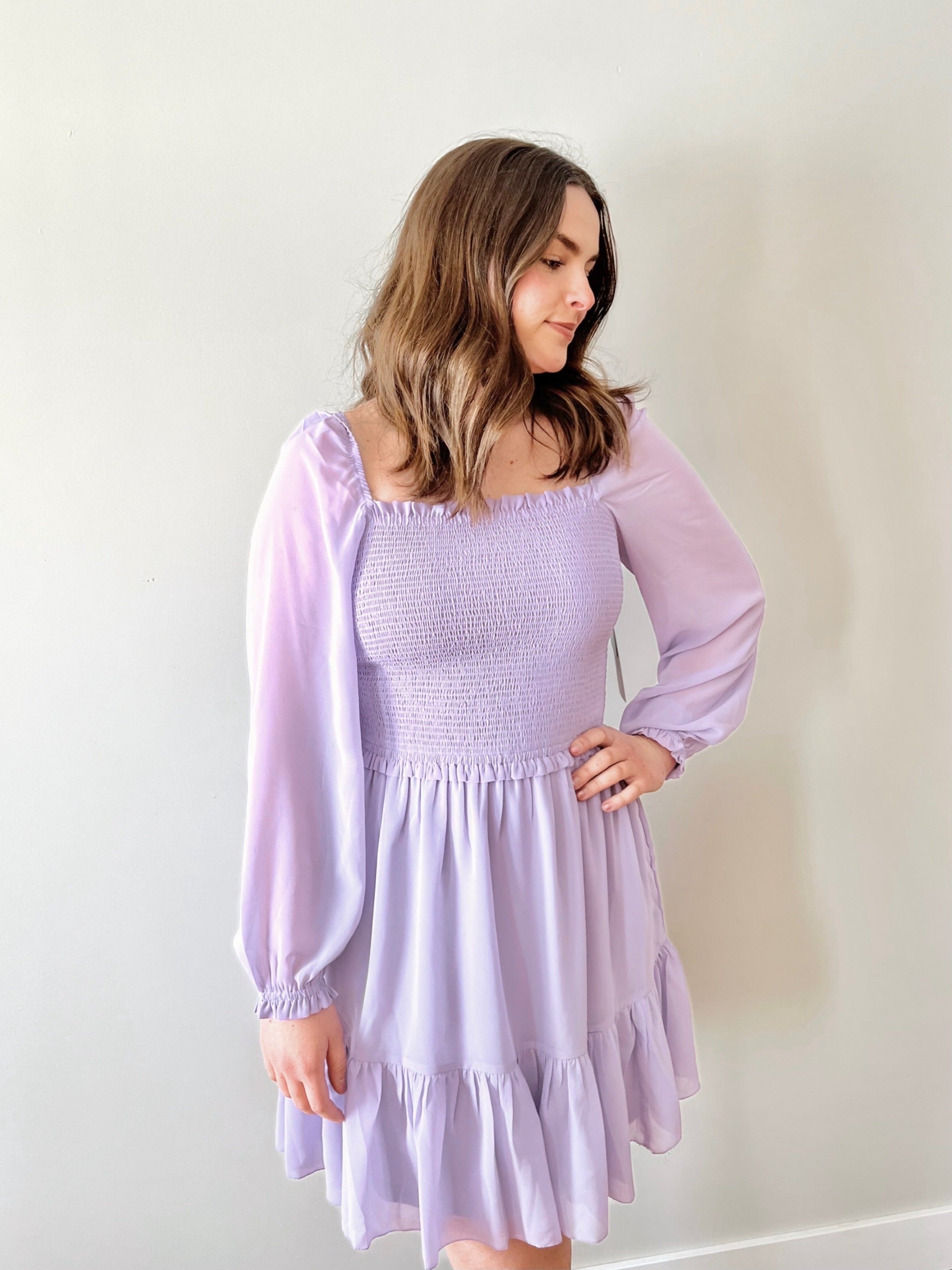 Lilac milkmaid dress cheap