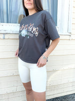 Load image into Gallery viewer, Brunette the Label Ribbed Biker Short - Cream
